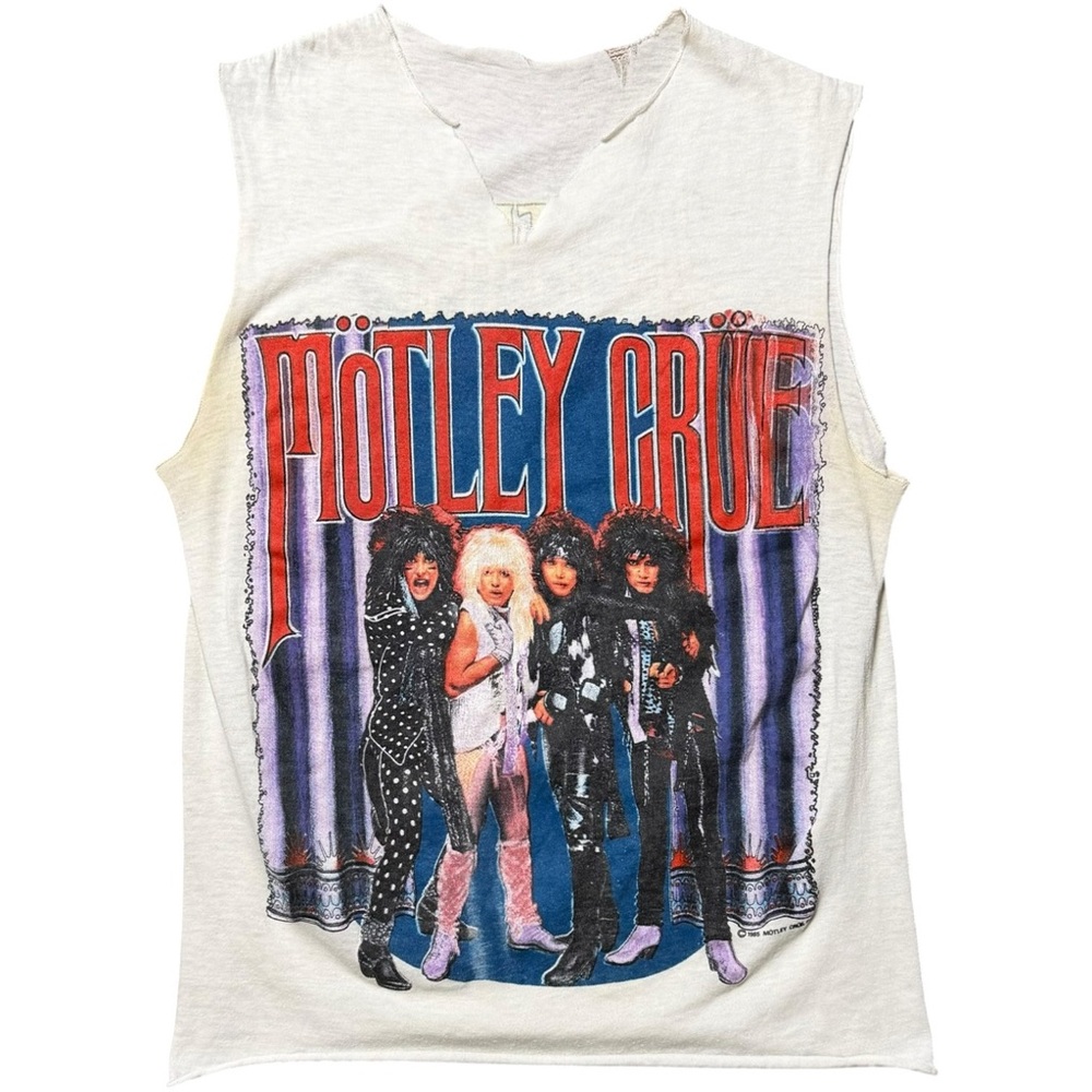 Mötley Crüe 1985 Theaters of Pain World Tour Band Tee